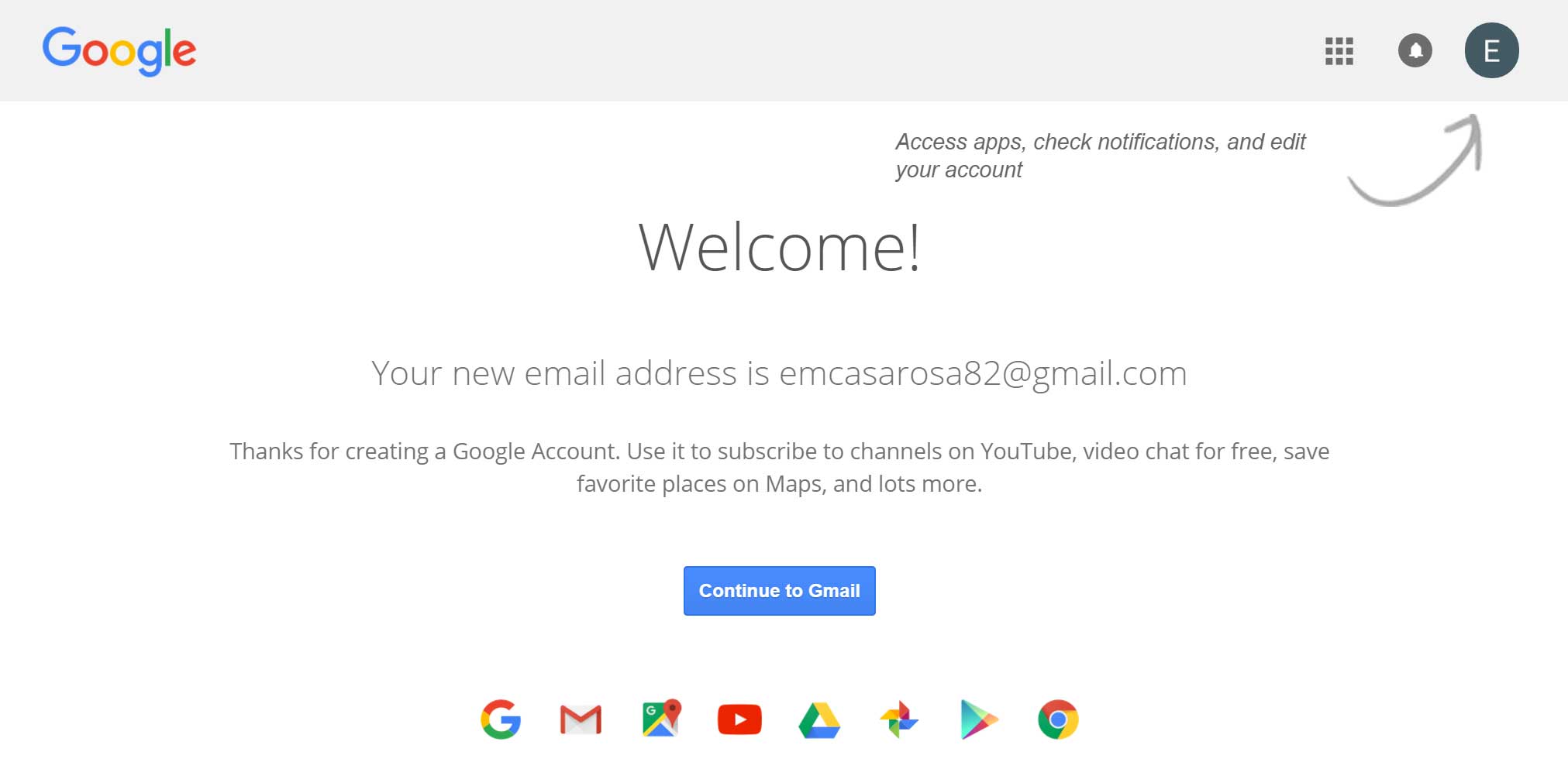 how to create a new gmail account on my laptop