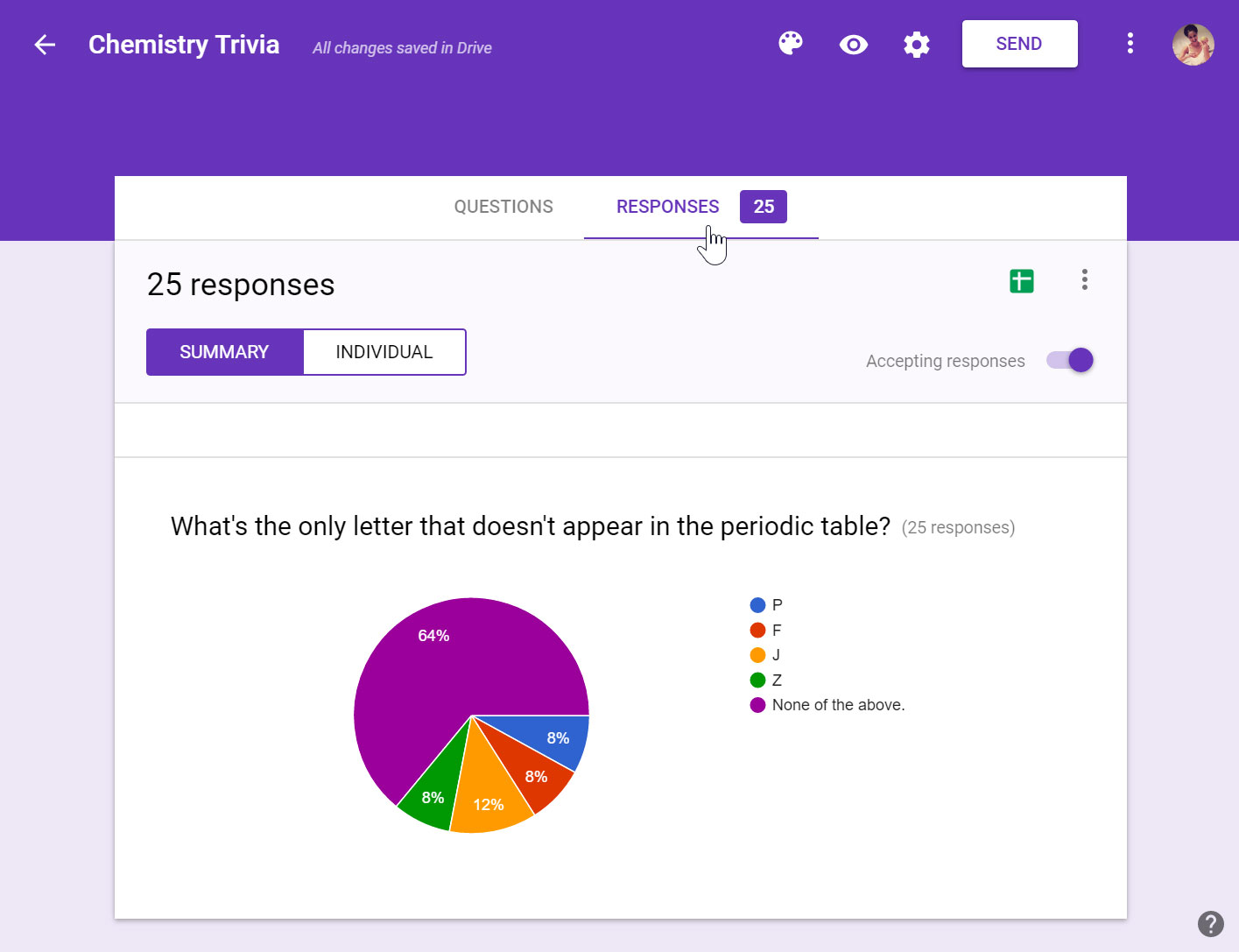 Google forms create and analyze surveys, for free.