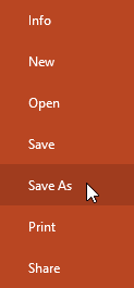 Clicking Save As - www.office.com/setup