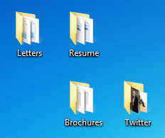 Folder di desktop