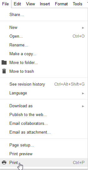 google drive screenshot