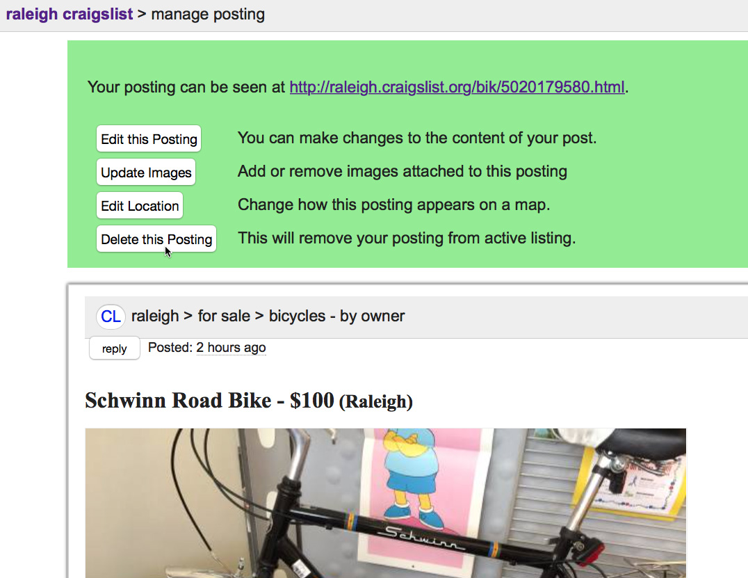 Using the Web to Get Stuff Done How to Sell Something on Craigslist