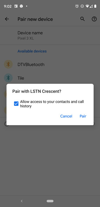 Android pair online bluetooth