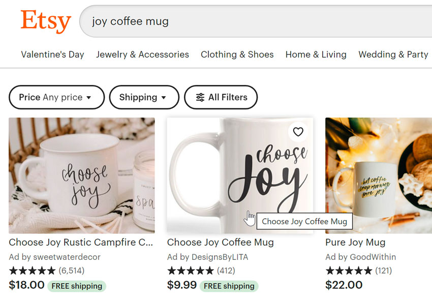 Choose Joy Rustic Campfire Coffee Mug