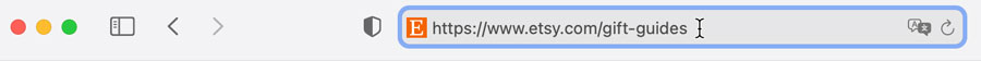 Safari address bar