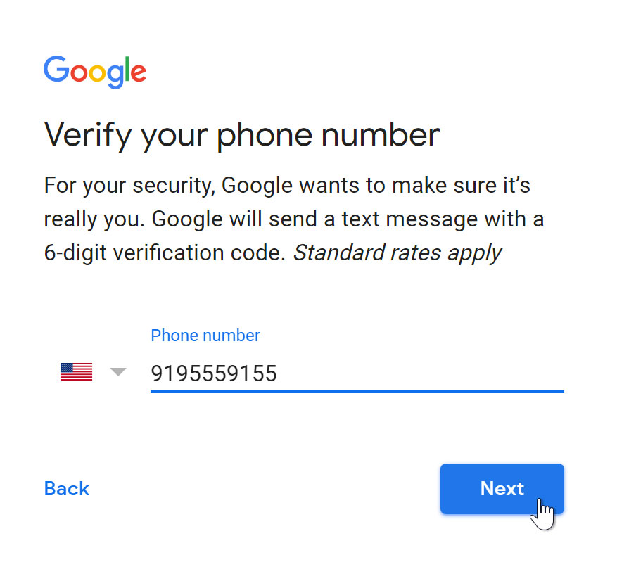 This phone number cannot be used for verification continue