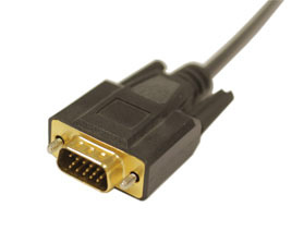 un câble VGA