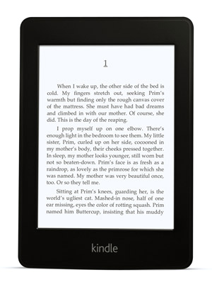 sebuah e-reader Kindle