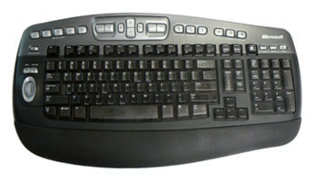 et ergonomisk tastatur