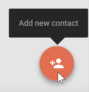 Clicking add new contact