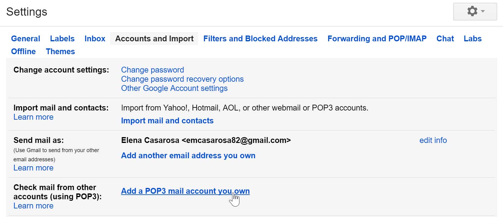 import all gmail accounts to edison mail