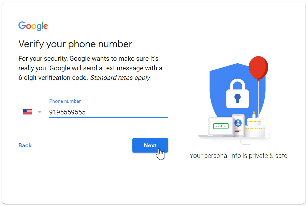 goggle verify email address gmail appleid