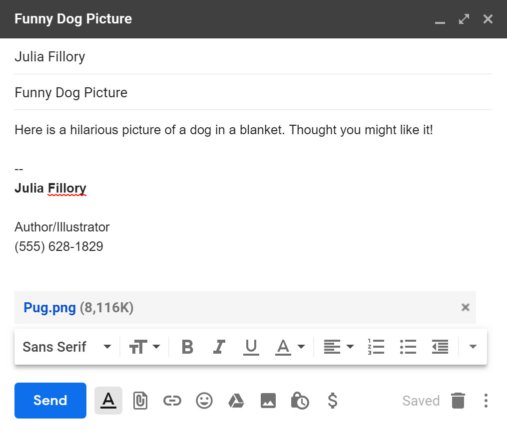 images not displaying in email in word document attachment