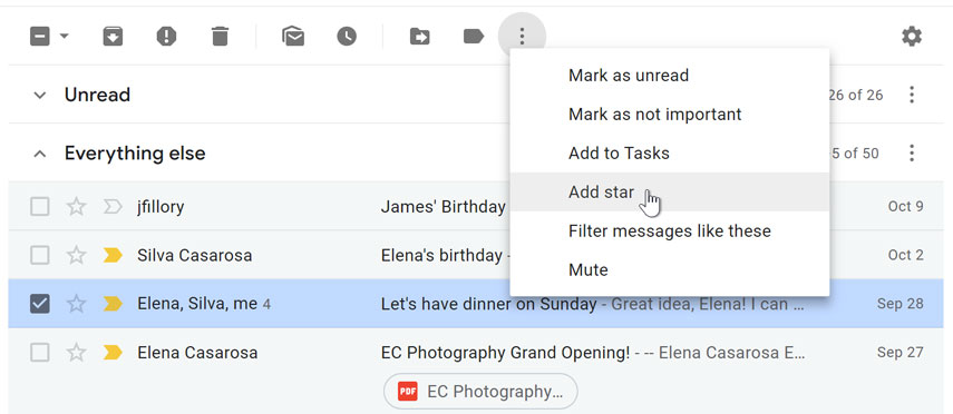 Gmail: Responding to Email