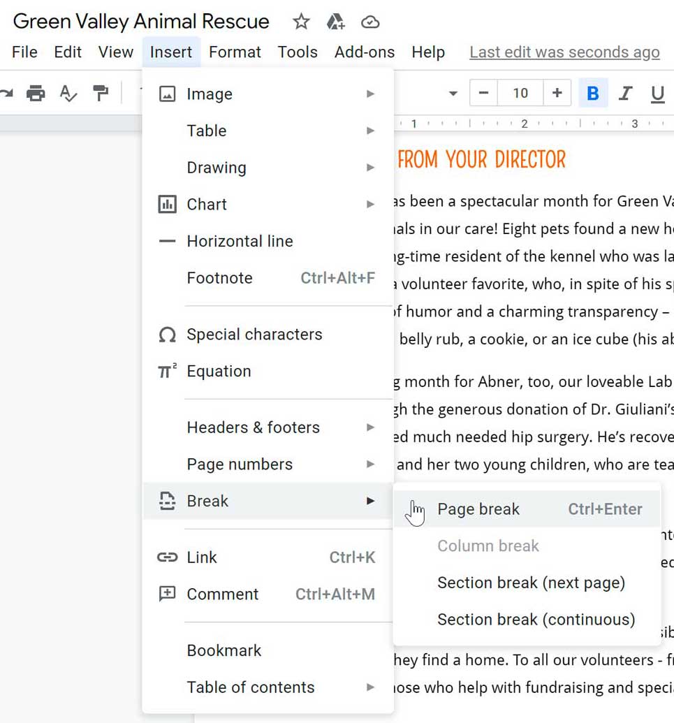 How to Make Lined Paper in Google Docs 