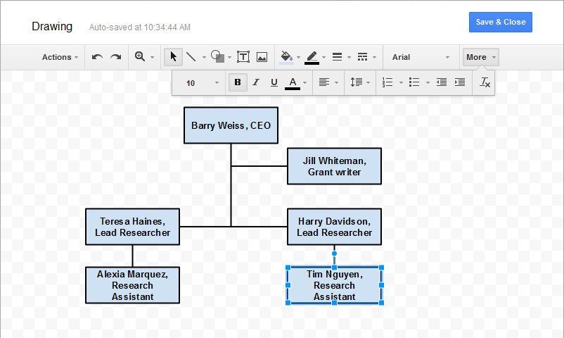 How To Make Organizational Chart On Google Docs