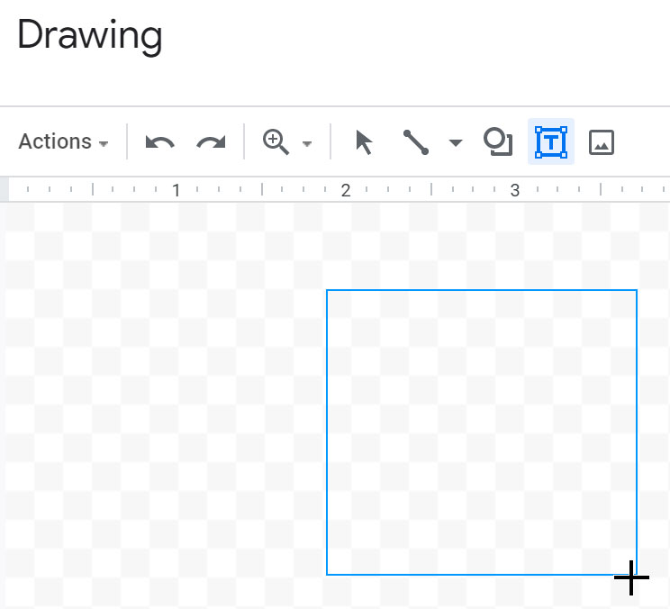 in google docs how to insert text box