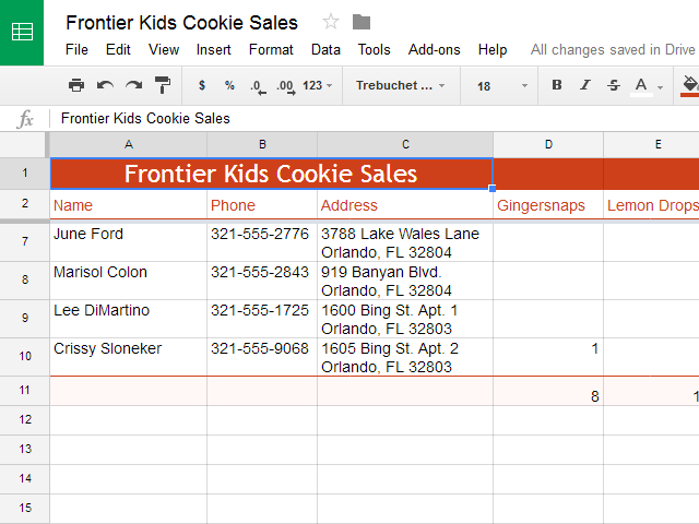 Google Sheets Modifying Columns Rows And Cells