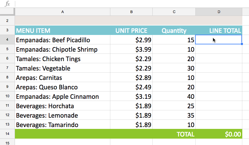 google-sheets-types-of-cell-references