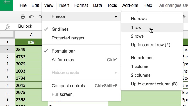 Google Sheets Sorting And Filtering Data