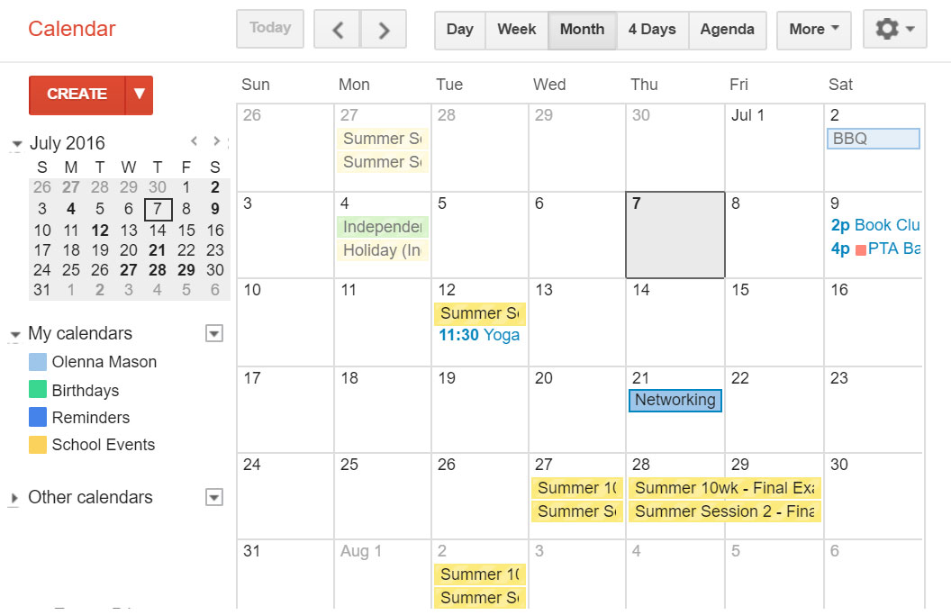 Email Basics: Contacts and Calendars