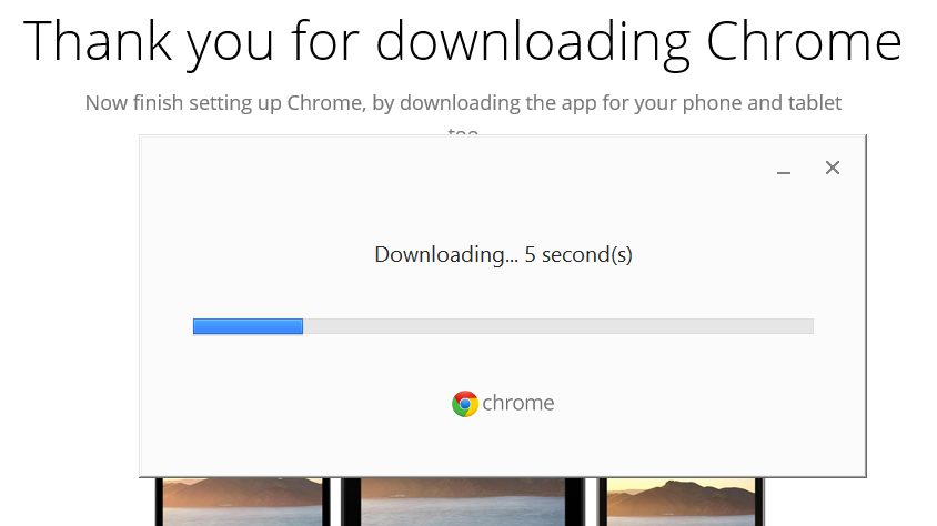 why is google chrome installer running