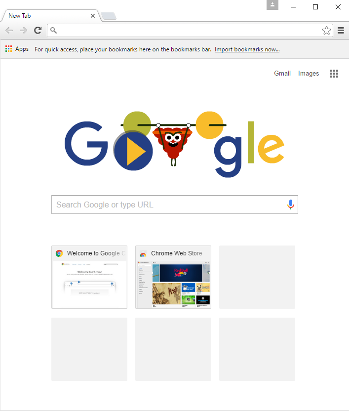 Google Chrome Web Search