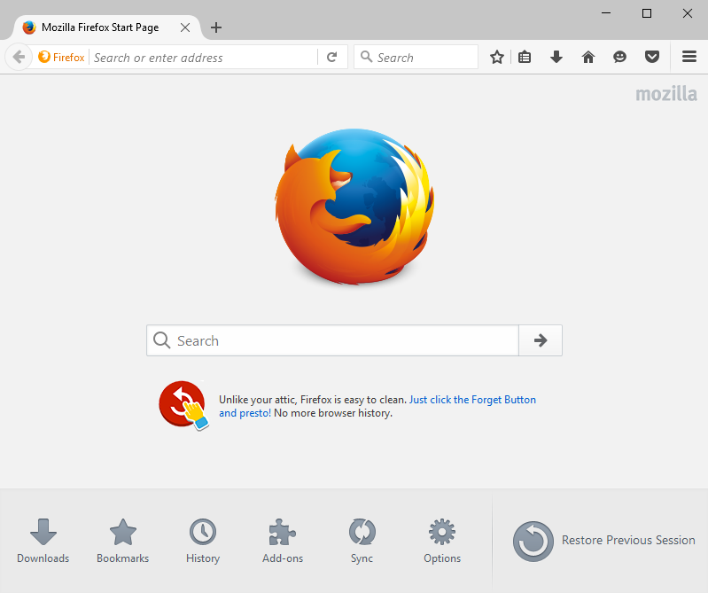 firefox for mac - about menu