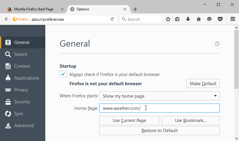 customize firefox