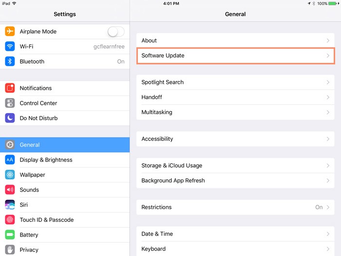 iPad Basics: Security and General Settings