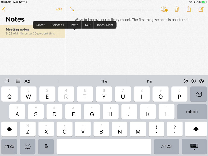 iPad Basics: Using the Keyboard