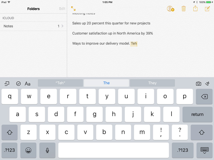 iPad Basics: Using the Keyboard