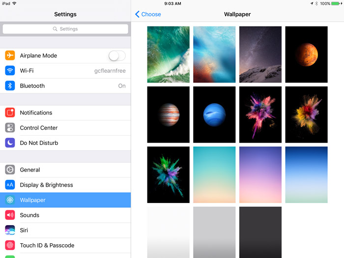 iPad Basics: Wallpaper and Sounds