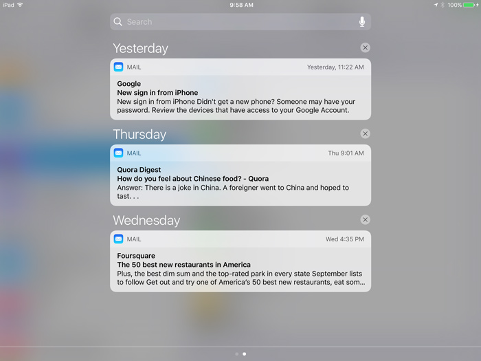 Control center notification что это