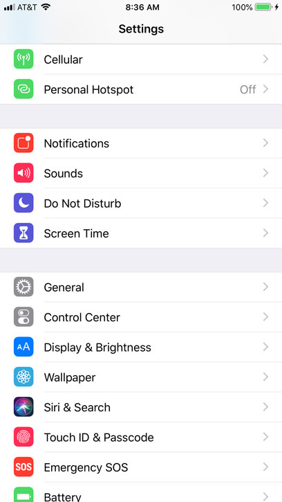 iPhone Basics: Security and General Settings