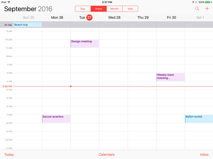 iPad Basics: Calendar