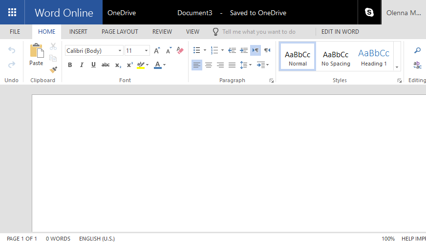 OneDrive and Office Online: Create and Share Office Documents