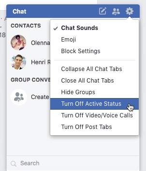 How To Turn off Facebook Chat