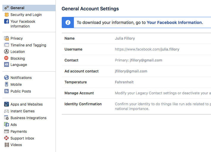 Using Notification for Facebook Login