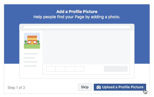 Find the URL for a Facebook profile or business page