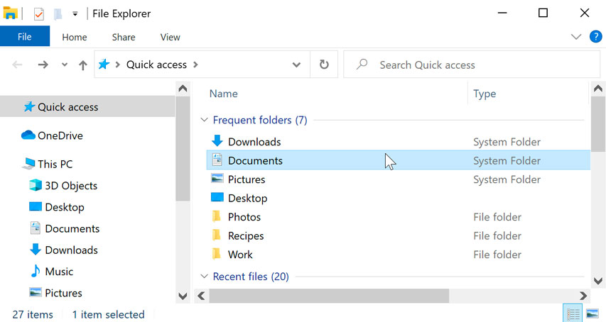 Windows files 2024 and folders