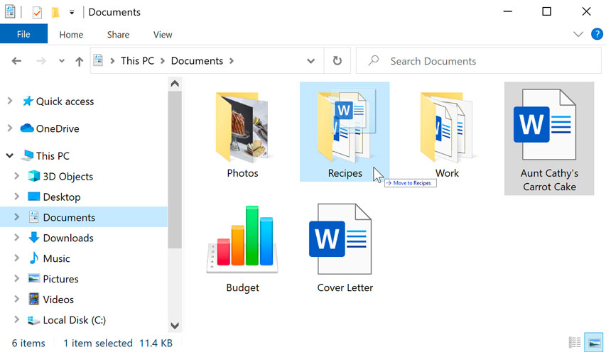 Computer Fundamentals - File Extensions & Types - How to Show & Change Files  Extension in Windows 10 