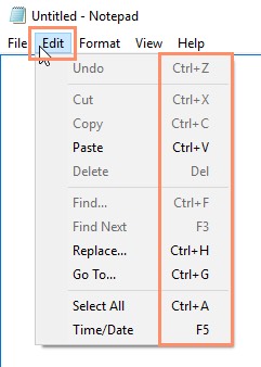 windows keyboard shortcuts quit application