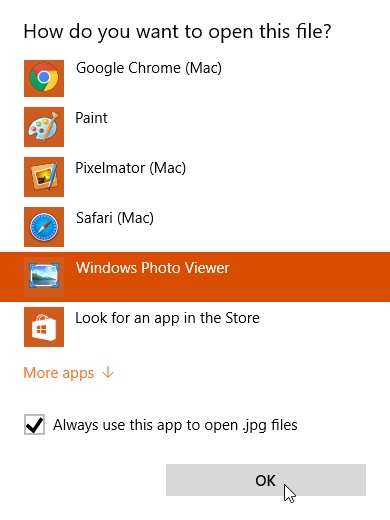 how to change what app to open files with