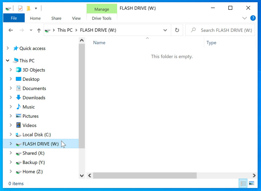 Windows Basics Working with Flash Drives