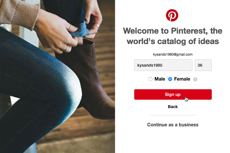 Pinterest: Creating a Pinterest Account