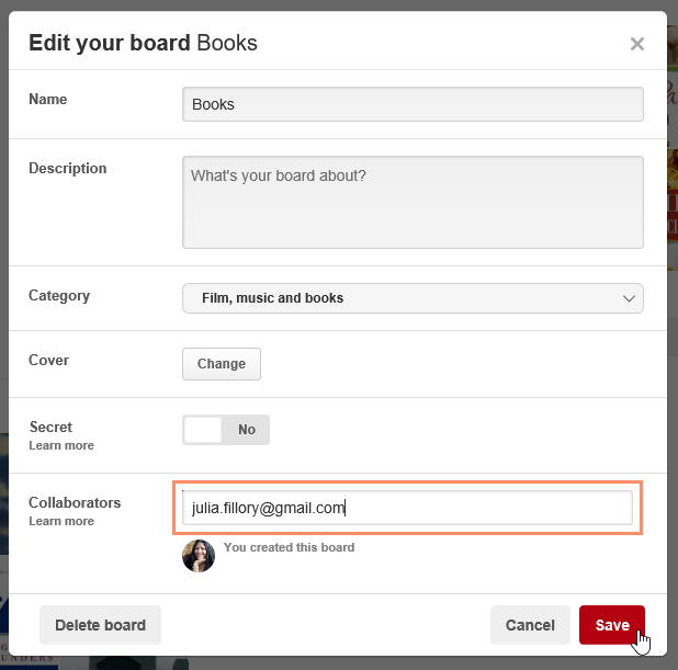 Pinterest: Managing Pins and Boards