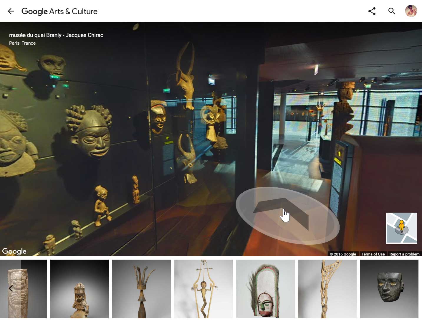 谷歌艺术项目的博物馆视图