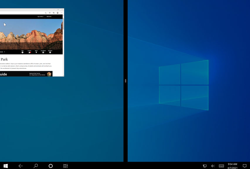 Windows 10: Using Windows 10 on a Tablet