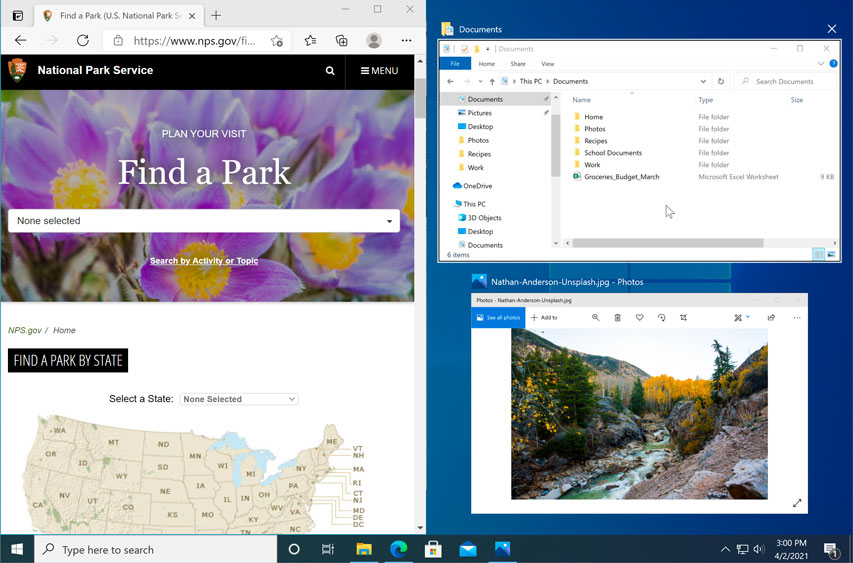 managing multiple displays windows 10